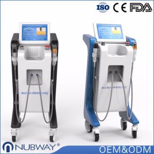 Radiofrequency for facial rejuvenation intracel facial treatment microneedle