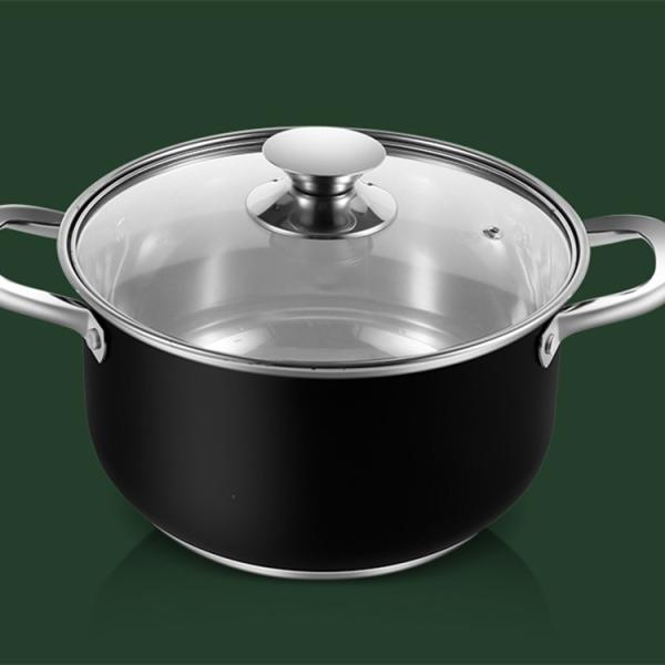 Restaurants 5pcs Stainless Steel Straight Pot Quality Kitchenware and Cookware Set