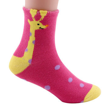 Buy Custom logo eco-friendly breathable cute cotton kids' sock at wholesale prices