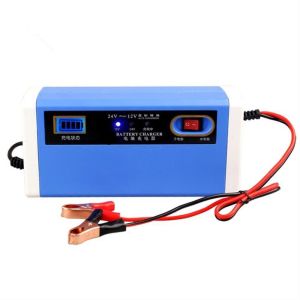 ABS 12V 10A 24V 5A Automatic Smart Car Battery Charger for Gel Wet AGM Battery