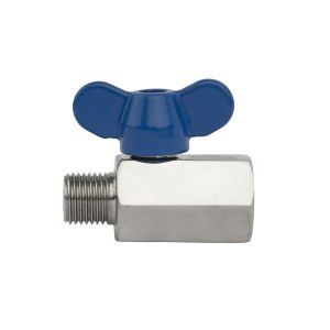 CF8 CF8M Female Male Thread Mini Ball Valve with Butterfly Handle Customized