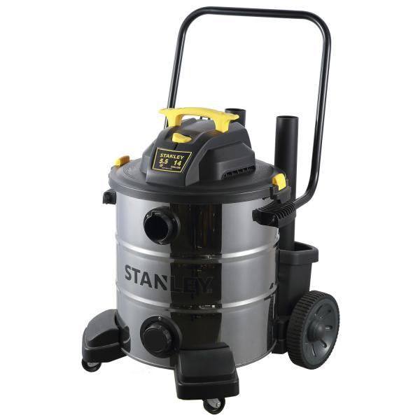 SL18199-14A Industrial Vacuum Cleaners 14 Gallon/53 Litres 5.5HP Stainless Steel