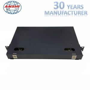 Rack Mount ODF Fiber Optic Patch Panel For Telecommunications