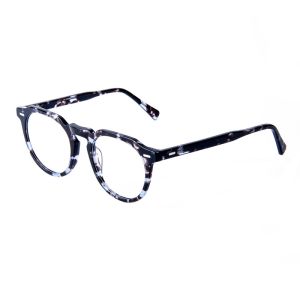 Retro Round Frame Clear Lens Glasses For Women Men Non Prescription Eyewear