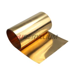 1/2 Hardness UNS C17200 Copper Beryllium Sheet Strip 0.1mm-0.5mm For Electronic