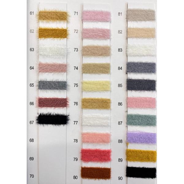 1/7NM 100% Nylon Fluffy Cozy Warm Feather Yarn For Knitting Knitted Sweaters Scarves Gloves