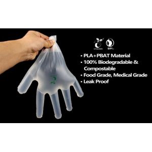 Wholesale disposable gloves, plastic gloves, biodegradable gloves, compostable