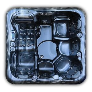 5 Persons Hydrotherapy Pool For Outdoor Spa Hot Tubs With Air Jets Jacuzzi