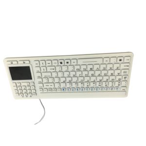Desktop Mount IP68 Antimicrobial Waterproof Keyboard 107 Keys