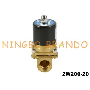 3/4'' Threaded 2W200-20 Water Solenoid Diaphragm Valve DC12V DC24V