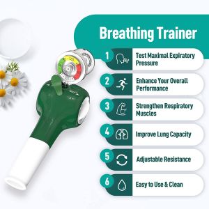 Lung Fitness Breathing Muscle Trainer Expiratory Breathing Exercise Device