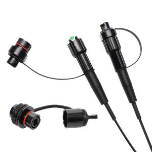 Waterproof Mini Fiber Optic Patch Cord SCAPC HUAWEI Connector IP67 FTTA Outdoor