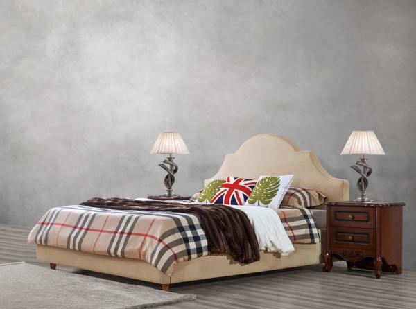 Good quality PU/ Imported Cow ISO9001 Leather Upholstered King Bed Frame Leisure Furniture for Hotel house Bedroom Suite