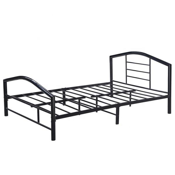 Buy Durable Adult Staff Dormitory Metal Single Bed at wholesale prices