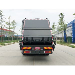 Automatic Compressed Garbage Truck High Capacity Rubbish Bin Truck