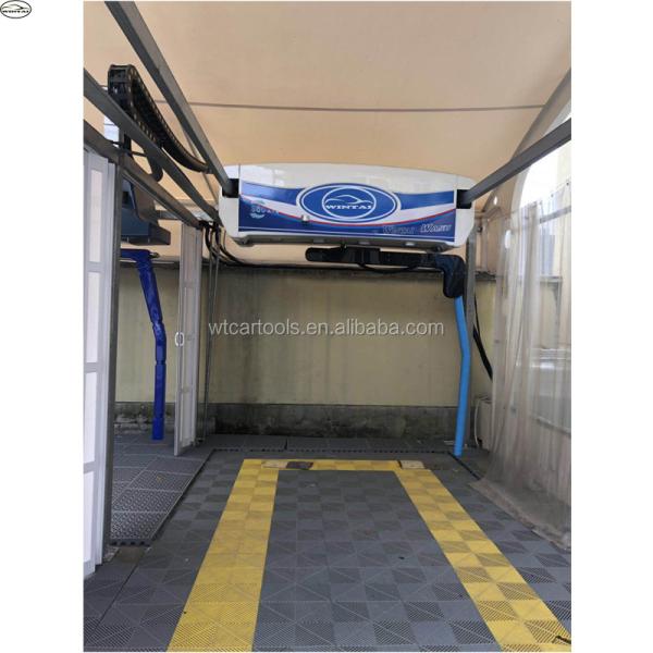 Max Vehicle Size 5500*2200*2000mm Touchless Car Washer with Ground Flushing System