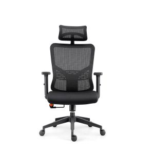 Pneumatic Swivel Tilting Mesh Seat Office Chair Aluminum Metal