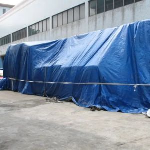 500D-1500D HDPE Weaving with LDPE Lamination Plastic Canvas Eyelet Tarpaulin