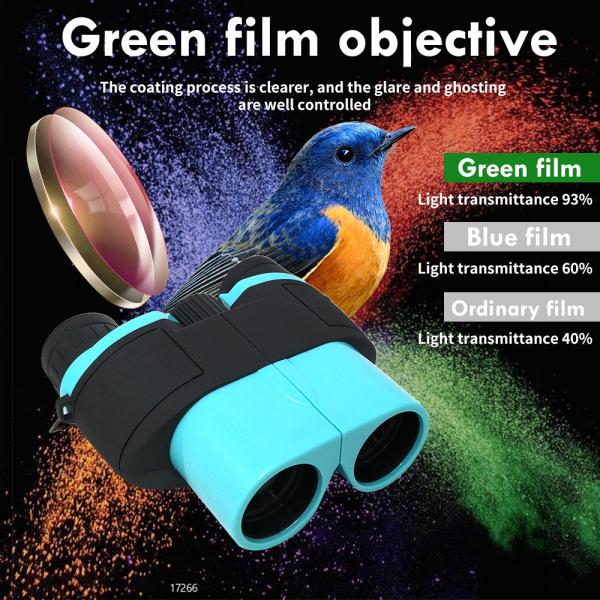 Kids Compact Hd 10x25 Binocular Telescope With Strap