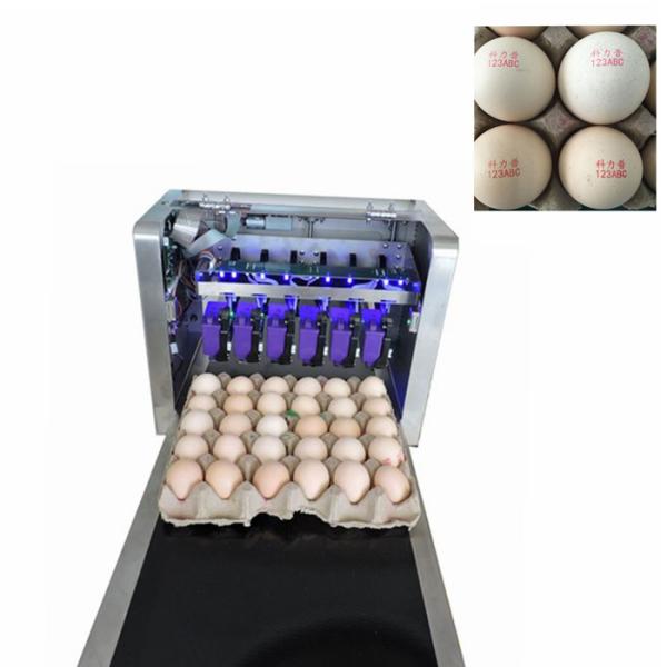 Automatic Egg Batch Coding Inkjet Printer With Thermal Foam Type Nozzle