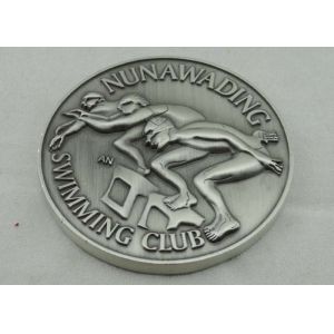 Quality Silver Personalized Souvenir Coins Zinc Alloy for sale
