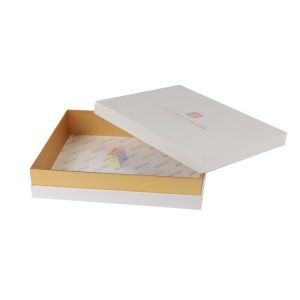 Luxury Customizable T Shirt Packaging Box Lid And Base Rigid Cardboard