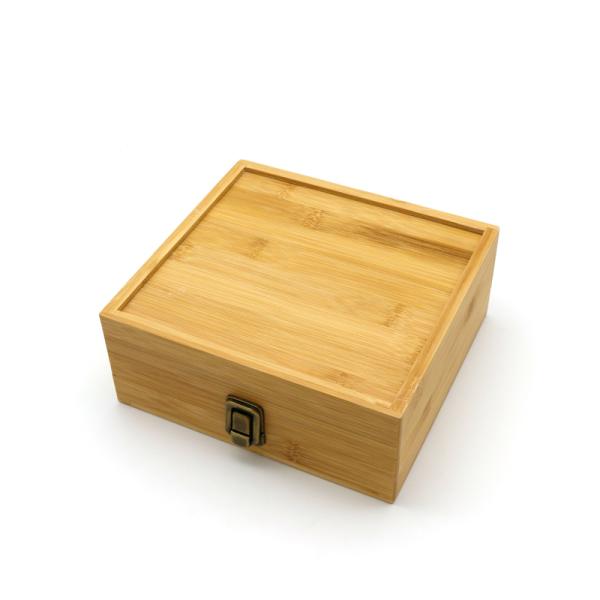 Wooden Tea Bag Organizer Tea Packet Collection Box Tea Chest Storage Holder -7*7.5*3.5"