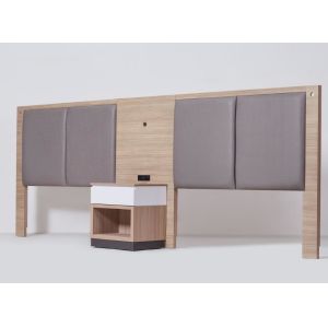 Springhill Suites Hotel Customized Simple Upholstery Fabric with HPL Wooden