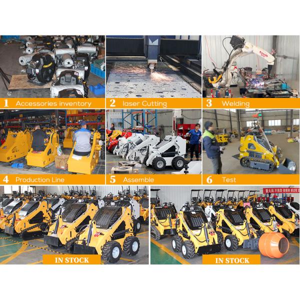 CE Certification Electric Sliding Loaders China Skidsteer Supplier Wheel Small Skid Steer Loader for Sale