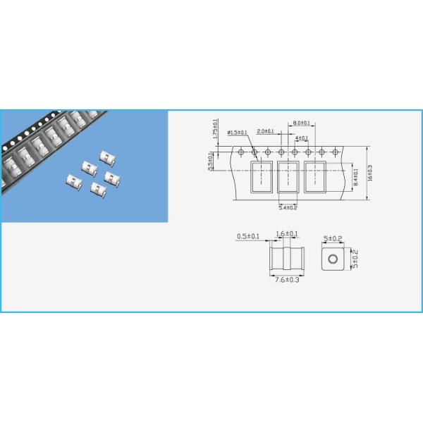 SMD 3 Gas 3 Pin GDT Discharge Tube 230V 20% 10kA Gas Tube Arrester