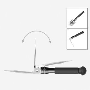 Portable 8in Head Multifunctional Tactical Shovel