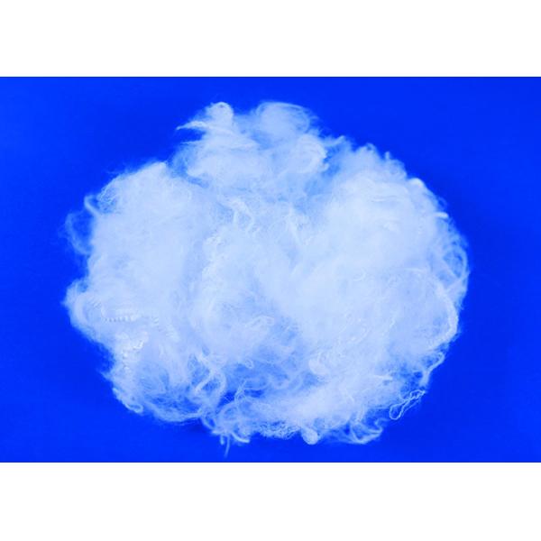 Filling Material Polylactic Acid Fiber , 6Dx64MM Pla Staple Fiber Chemical