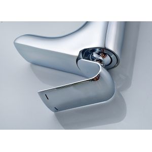 ROVATE Waterfall Save Water Spout Basin Mixer Faucet Chrome Polished