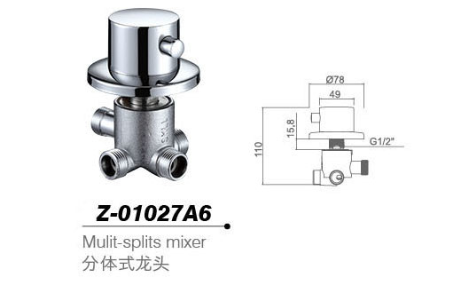 Bathtub mixer,Faucet,Z-010027A6
