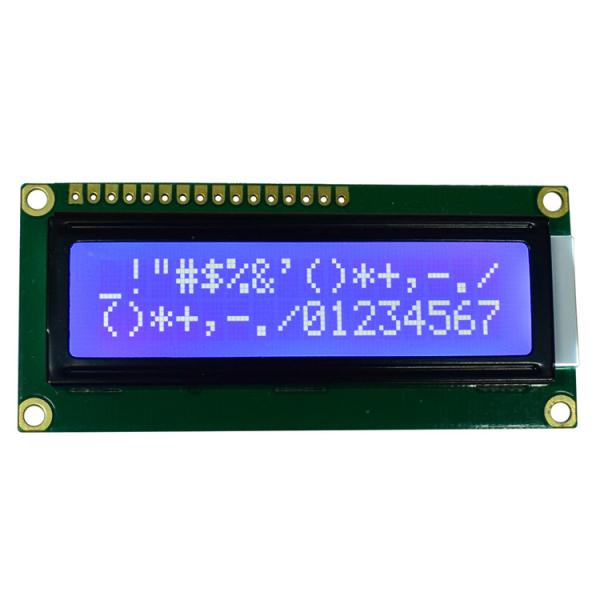 16×2 Character Dot Matrix LCM Module 122.0x44.0x14.0 Outline SPLC780D Controller