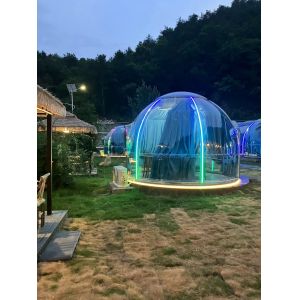 Polycarbonate Dome Tent Modular Prefab PC Crystal Bubble Dome House