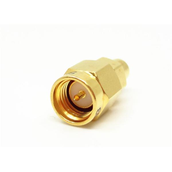 Gold Plated 6GHz SMA Male to MCX Female RF Coaxial Adapter Connector