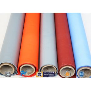 Grey Silicone Coated Fiberglass Cloth Engine Thermal Insulation Coated Glass