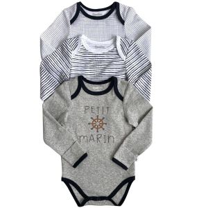 100% Cotton Customized Color Snap Button Long Sleeve Romper for Newborn Baby in