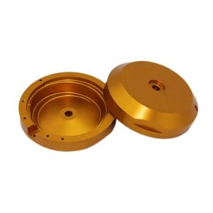 Dark Yellow Anodized Aluminum 6061 CNC Turning Parts