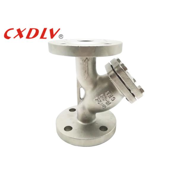 Buy Water Pump Y Type Strainer Stainless Steel Material Double Flange Ends at wholesale prices