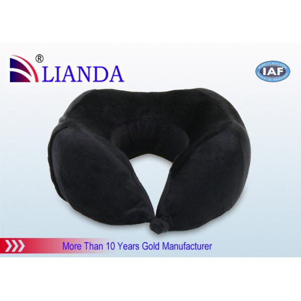 Memory Foam Neck Support With Removable Velour Cover And Hide Zipper