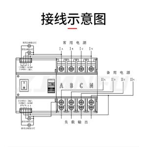 3rd Generation ATS Automatic Transfer Changeover Switch 100A Single Phase
