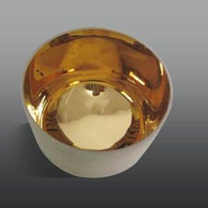 Quality 24K pure gold crystal singing bowl-004 for sale