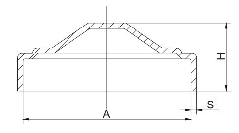 4" 3" Galvanized Fence Post Caps 75mm 100mm Square Galvanised Steel Post Cap