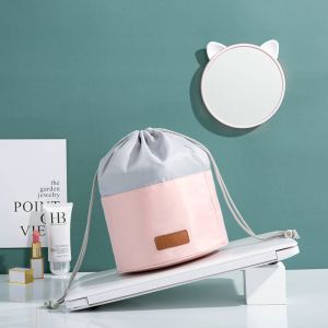 Multi Function Hanging Cosmetic Bag Cylinder Cosmetic Bag Travel Portable