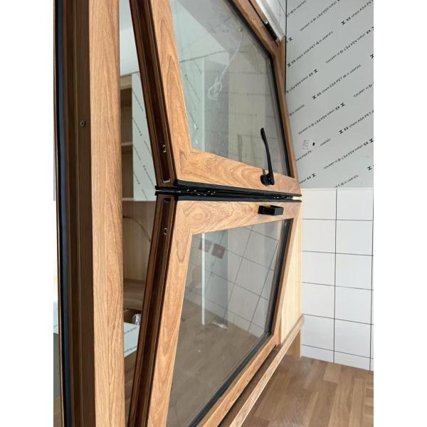 DERCHI Fold up Black Aluminium Bifold Windows Double Glazed Glass Balcony Vertical Folding Window