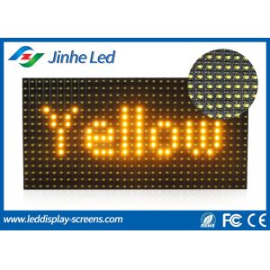 Single Yellow Bi Color LED Display