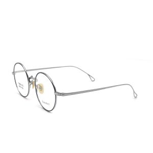 TD016 Round Eye Shape and Titanium Frame