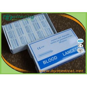 Disposable Sterile Stainless Steel Blood Lancet Blood Sample Collection Needle
